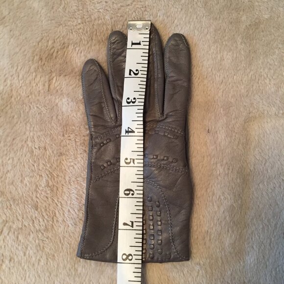 Genuine Leather gloves sz 6.5 - Picture 8 of 9